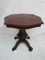 Mahogany Claw Foot Table