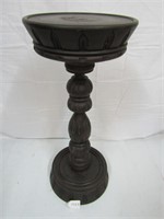 Solid Walnut Carved Pedistal