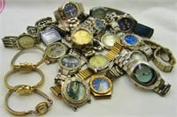 Bag 25 Wrist Watches Including some14K Gold Filled