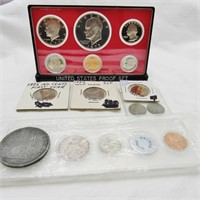 Asstd Coin Lot including (2) 1865 3 Cent, (2) 1883