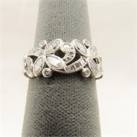 Platinum & Diamonds Ladies Cocktail Ring 5.7 Grams