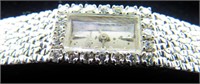 14K White Gold & Diamond La Cloche Watch & Band