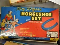 Antique toy - Roy Rogers Horseshoe set in box