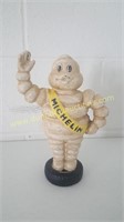 Michelin Man Standing on Tire Bank 9in Cast Iron