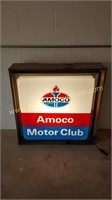 Amoco Motor Club Light-Up SSPL 37.5" Sq.