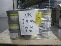 Skid of 2.5 Kg INK can - 18 Can ( 45 Kg )