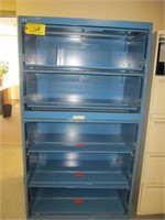 Blue 5-Drawer File Cabinet