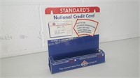 Standard's Oil National Credit Card Holder 9x9in