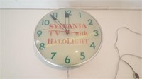 Sylvania TV Light up Clock 15in Round