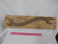 Wrench/Wooden Hanging Decor