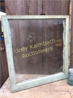 30x28" old wooden window pane-great paint