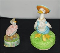 2 Pcs Musical Mother Goose Schmid Germany