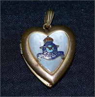Ladies WWII RCAF Sweetheart Locket (no chain)
