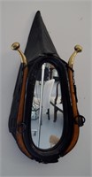 Antique Horse Collar Mirror 40"l x 17"w