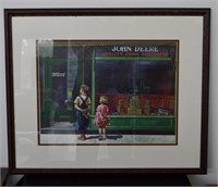 Framed John Deere Print 24"x 20"