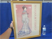 "madama butterfly" framed poster