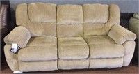 Simmons upholstered reclining sofa - brand new