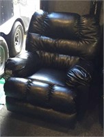 Simmons black leather recliner - brand new