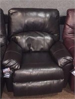 Simmons dark brown leather recliner - brand new