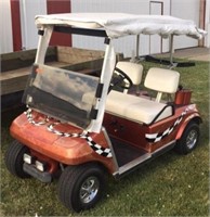 Club Car electric golf cart with charger