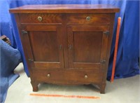 antique oak cabinet - arts & crafts style