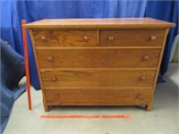 antique 5-drawer dresser by national furniture co.