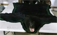 Black bear rug