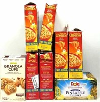 Costco Cereal, Canned Pineapple & Granola Cups