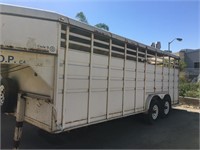 1993 Stock Trailer 13,080 GVW