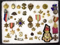 ASSORTED MILITARY MEDALS & MORE