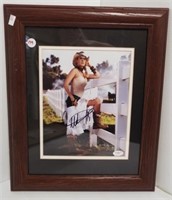 Framed and double matted Carrie Underwood