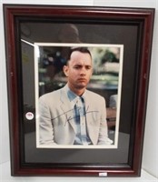 Framed and double matted Tom Hanks as Forrest