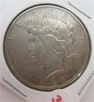 1923-D Peace Silver dollar.