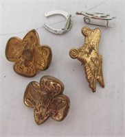 (5) Collector pins of various design. (2) Are