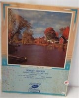 Vintage Rowley Grocery Calendar scenic calendar