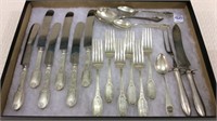 Group of Sterling Silver Flatware Pieces-18 Tota