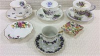 Group Including Hand Painted Bone China