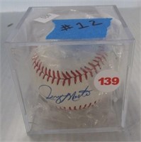 Jerry Martin autographed Trump baseball with COA