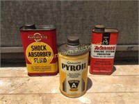 Great lot of vintage oil cans