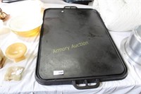 VERY LARGE CAST IRON GRIDDLE - NICKEL WELDED