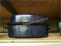 Blue Granite 12 inch roaster pan