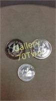 Pair of University of Kentucky coins with