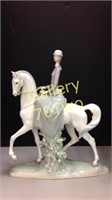 Rare vintage Lladro "Woman on Horse" #4516