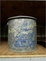 Frabill long life galvanized minnow bucket