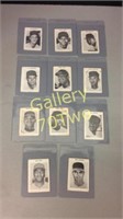 Collection of vintage baseball cards from the