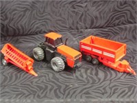 Die Cast Tractor w/Implements