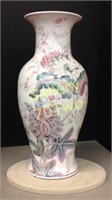 Large Oriental hand painted porcelain vase