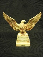 Ceramic Eagle Statue