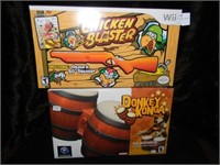 Wii Chicken Blaster NIB, GameCube Donkey Kong