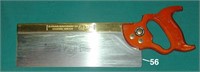 TYZACK SONS & TURNER 12" No. 120 brass backed saw